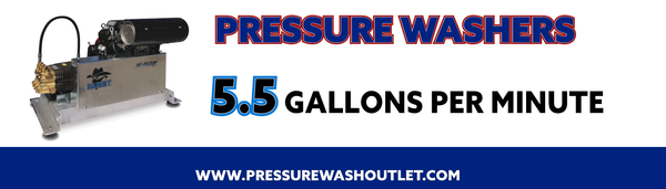5.5 GPM PRESSURE WASHERS